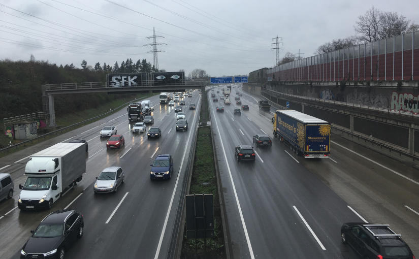 Bundesautobahn 3 bei Köln
